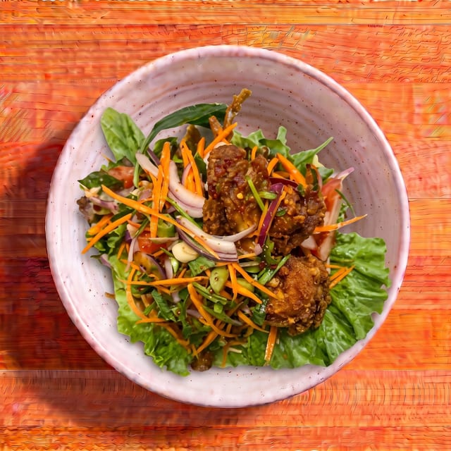 Soft Shell Crab Salad.