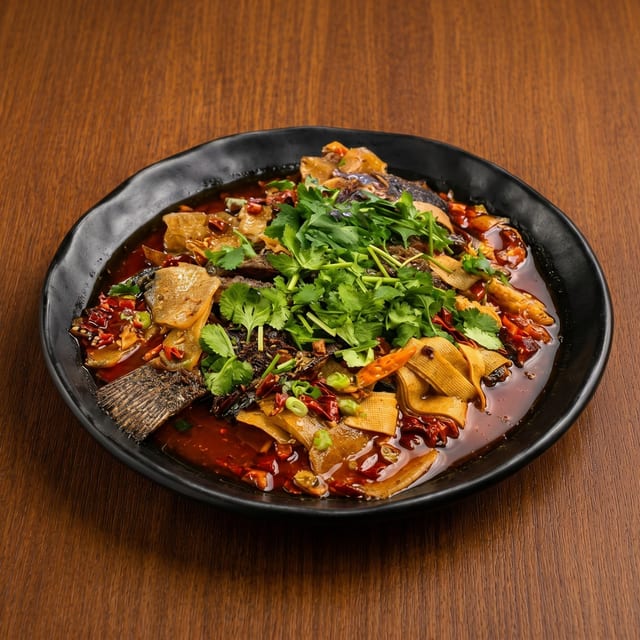 Szechuan Braised Whole Fish / 烤鱼.