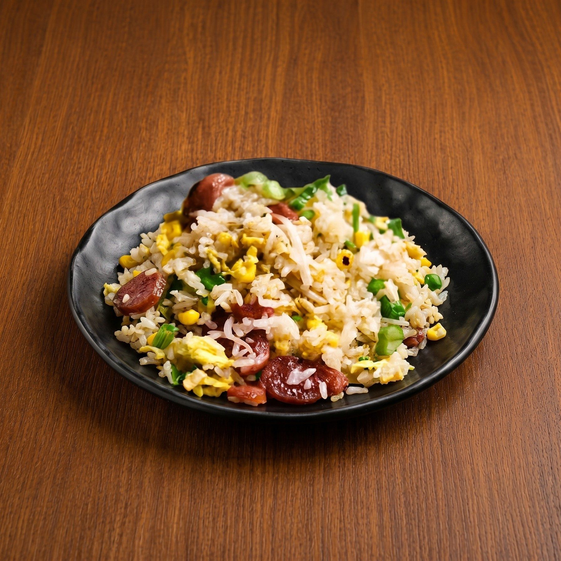 Chinese Sausage Fried Rice / 北京香肠炒饭.