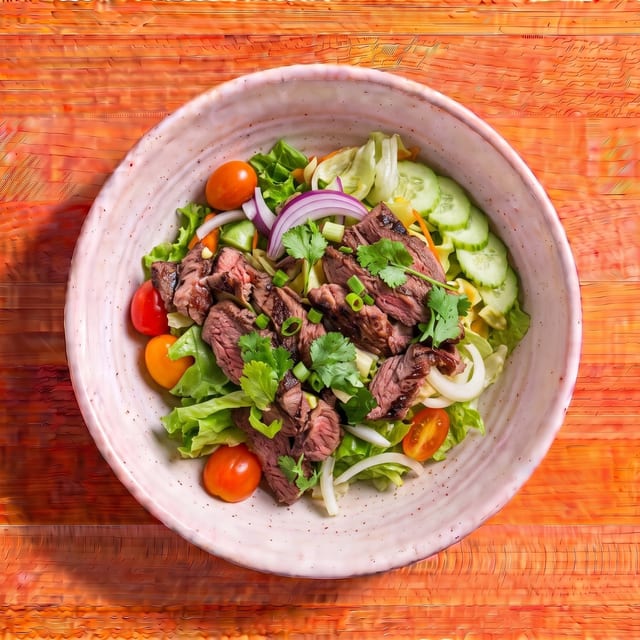 Ribeye Beef Salad.