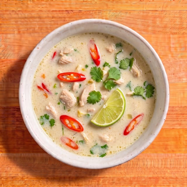 Vegan Tom Kha Chicken.