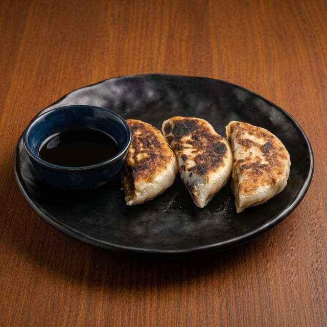 Pan-Fried Potsticker / 锅贴.