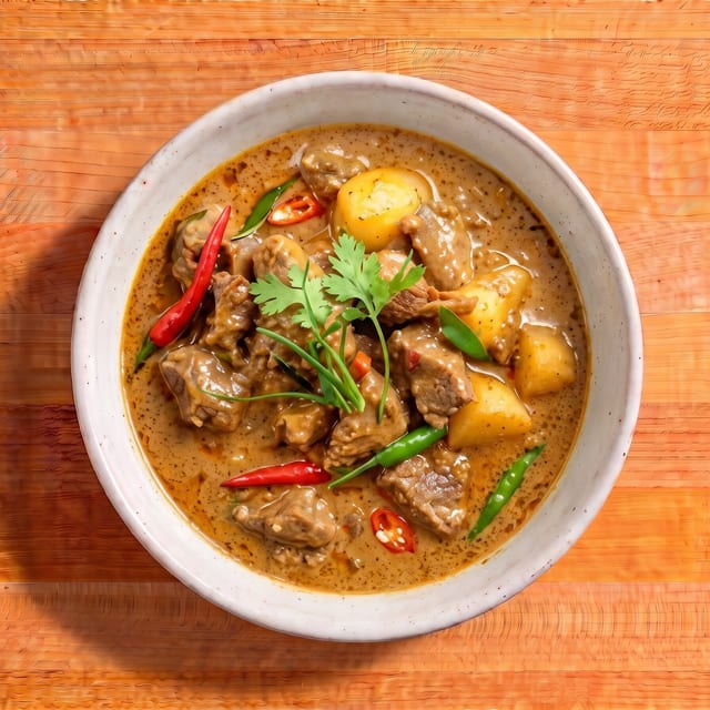 Vegan Massaman Curry.